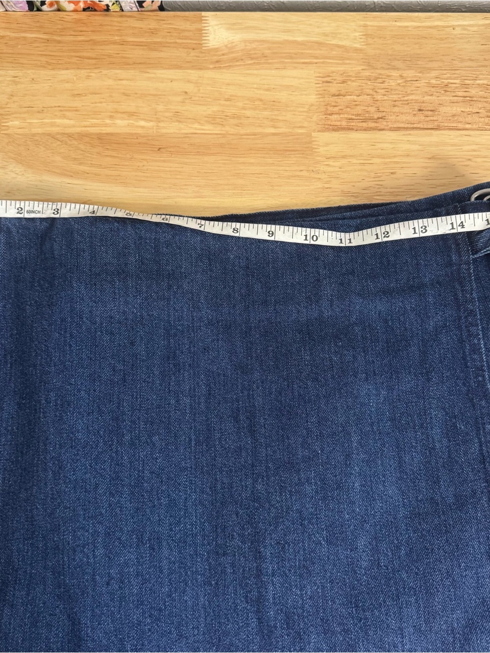 Madewell Denim Wrap Jean Skirt‎ - Picture 5 of 8